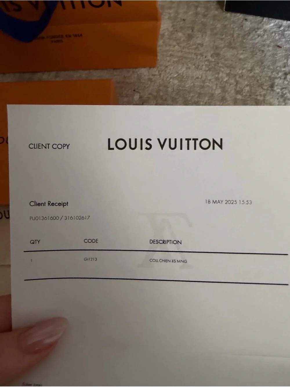 Louis Vuitton Brown Leather Pet Collar - Brown